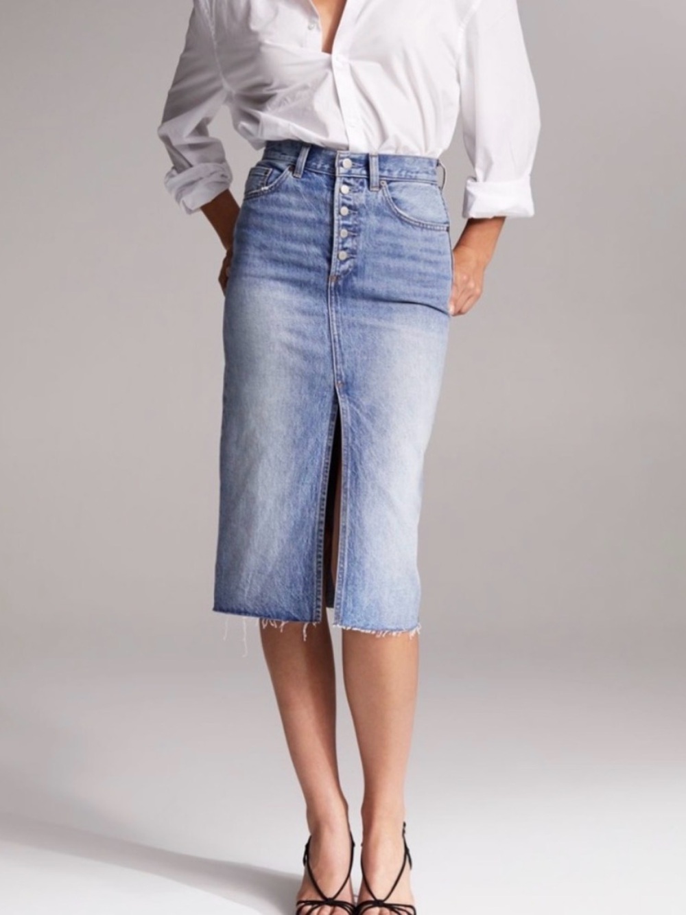 Denim Forum The Emmylou midi Skirt